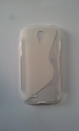 Силиконов гръб ТПУ S-Line за Samsung i9500 Galaxy S4 Бял